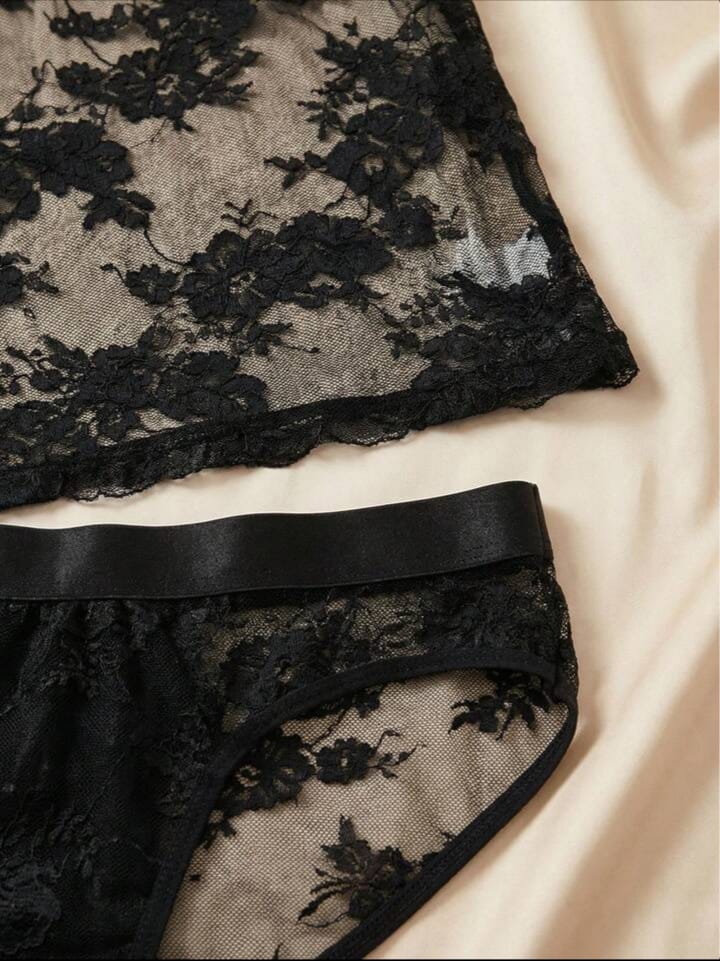 BONGA BOYS Men's Sexy Lace Patchwork DrisQ Style Sleepwear